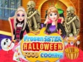 Spēle Frozen Sister Halloween Food Cooking 