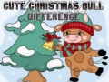 Spēle Cute Christmas Bull Difference