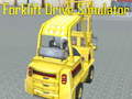 Spēle Forklift Drive Simulator