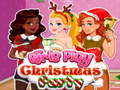 Spēle Girls Play Christmas Party