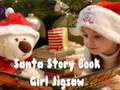 Spēle Santa Story Book Girl Jigsaw