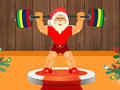 Spēle Santa Weightlifter