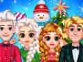 Spēle Frozen Princess Christmas Celebration
