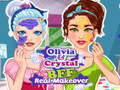 Spēle Crystal and Olivia BFF Real Makeover