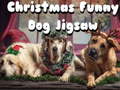 Spēle Christmas Funny Dog Jigsaw