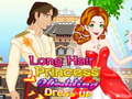 Spēle Long Hair Princess Wedding Dress up