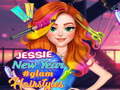 Spēle Jessie New Year #Glam Hairstyles