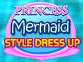 Spēle Princess Mermaid Style Dress Up