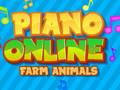 Spēle Piano Online Farm Animals