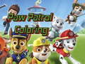 Spēle Paw Patrol Coloring