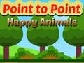 Spēle Point To Point Happy Animals