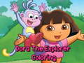 Spēle Dora The Explorer Coloring
