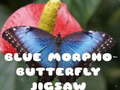 Spēle Blue Morpho Butterfly Jigsaw