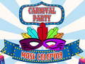 Spēle Carnival Party Mask Coloring