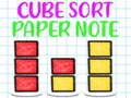 Spēle Cube Sort Paper Note