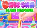 Spēle Unicorn Slime Designer