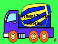 Spēle Cement Trucks Coloring