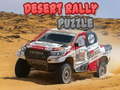 Spēle Desert Rally Puzzle