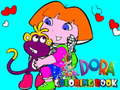 Spēle Back To School Coloring Book Dora