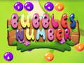 Spēle Bubbles Number 