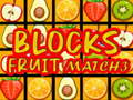 Spēle Blocks Fruit Match3 