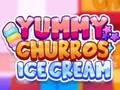 Spēle Yummy Churros Ice Cream