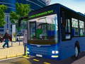 Spēle City Coach Bus Passenger Driving:Bus Parking 2021 