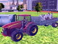 Spēle 3D city tractor garbage sim