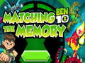Spēle Ben 10 Matching The Memory