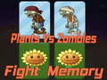 Spēle Plants vs Zombies Fight Memory
