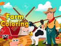 Spēle Farm Coloring