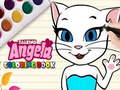 Spēle Talking Angela Coloring Book