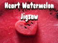 Spēle Heart Watermelon Jigsaw