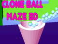 Spēle Clone Ball Maze 3D