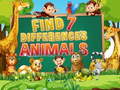 Spēle Find 7 Differences Animals