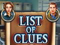 Spēle List of clues