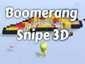 Spēle Boomerang Snipe 3D