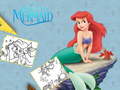 Spēle The Little Mermaid Coloring Book