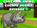 Spēle Caveman Rhino Escape Series Episode 1