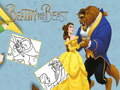 Spēle Beauty & the Beast Coloring Book