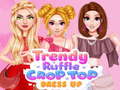 Spēle Trendy Ruffle Crop Top Dress Up