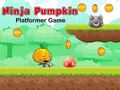 Spēle Ninja Pumpkin Platformer Game