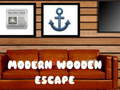 Spēle Modern Wooden House Escape