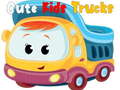 Spēle Cute Kids Trucks Jigsaw