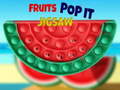 Spēle Fruits Pop It Jigsaw