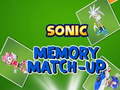 Spēle Sonic Memory Match Up
