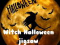 Spēle Witch Halloween Jigsaw