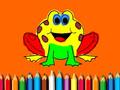 Spēle Back To School: Frog Coloring Book