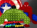 Spēle Superheroes Pop It Jigsaw