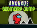 Spēle Amongus Geometry Jump